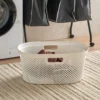 Curver Infinity Laundry Basket 40L – White Clothes Basket - Image 6