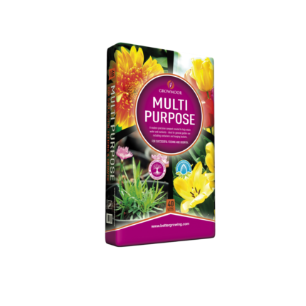 Growmoor Multi Purpose Potting Compost - Garden Soil Mix – 40L
