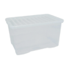 60L Clear Plastic Storage Box with Lid