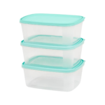 2L Clear Plastic Food Storage Containers with Lids