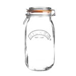 2L Airtight Glass Storage Jar with Clip Top Lid