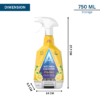 Astonish Kitchen Cleaner Spray 750ml – Zesty Lemon - Image 2