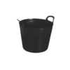42L Flexible Garden Tub – Black Heavy Duty Flexi Bucket
