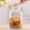 1.5L Airtight Glass Storage Jar with Clip Top Lid - Image 5