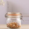500ml Airtight Glass Storage Jar with Clip Top Lid - Image 4