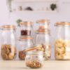 500ml Airtight Glass Storage Jar with Clip Top Lid - Image 5