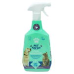Pet Fresh Pet Odour & Stain Remover Spray 750ml – Carpet & Upholstery Cleaner