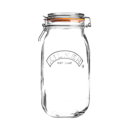 1.5L Airtight Glass Storage Jar with Clip Top Lid