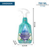 Astonish Bathroom Cleaner Spray 750ml - White Jasmine & Basil - Image 2