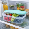 1L Clear Plastic Food Storage Containers with Lids - Image 4