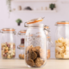 3L Airtight Glass Storage Jar with Clip Top Lid - Image 7