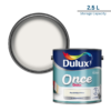 Dulux Once Gloss Paint Pure Brilliant White - 2.5L - Image 2