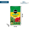 Miracle-Gro Peat Free Premium Houseplant Potting Mix – 10L - Image 2