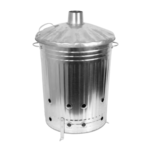 90L Galvanised Garden Incinerator Bin
