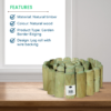 Wooden Garden Log Roll Border 12” x 1.8m - Image 3