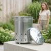 90L Galvanised Garden Incinerator Bin - Image 5