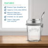 0.35L Breakfast Jar with Spoon & Lid - Image 3