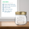 0.25L Glass Preserve Jar with Screw Lid - Image 3