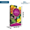 Growmoor Multi Purpose Potting Compost - Garden Soil Mix – 40L - Image 2