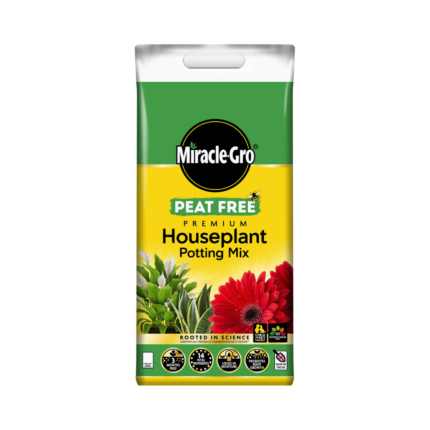 Miracle-Gro Peat Free Premium Houseplant Potting Mix – 10L