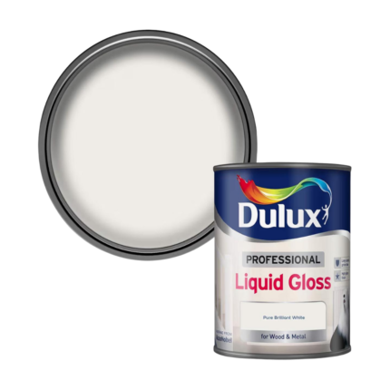 Dulux Professional Liquid Gloss Pure Brilliant White Paint – 750ml