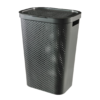 Curver Infinity Dots Laundry Hamper 60L – Dark Grey Clothes Basket