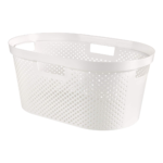 Curver Infinity Laundry Basket 40L – White Clothes Basket